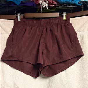 Women's Burgundy Shorts